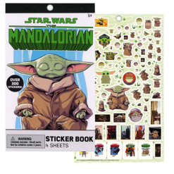 Star Wars Mandalorian Stickers 4 Sheets-wholesale