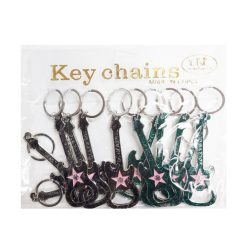 Keychain Guitar Metal Asst-wholesale