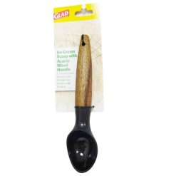 Glad Ice Cream Scoop 8in Wood Handle-wholesale