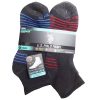 Mens Crew Socks 6pk 6-12 Black-wholesale
