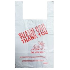 T-Shirt Bags 400ct 12X7X22 White-wholesale
