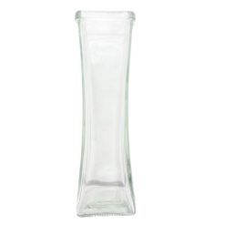 Vase Glass Square 7½in Long Clear-wholesale