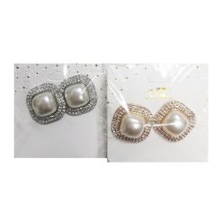 Fashion Earrings Pearl 1pair Gold & Silv-wholesale