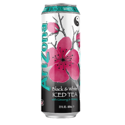 Arizona 23oz Can Black & White Iced Tea-wholesale