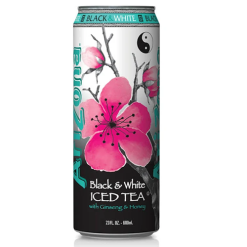 Arizona 23oz Can Black & White Iced Tea-wholesale