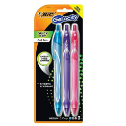 Bic Pens Quick Dry Gel 3pk Asst Clrs-wholesale