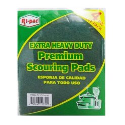 Ri-Pac Premium Scouring Pads 4pk Green-wholesale