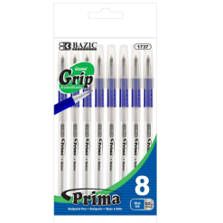 Pens 1.0mm 8pk Blue-wholesale