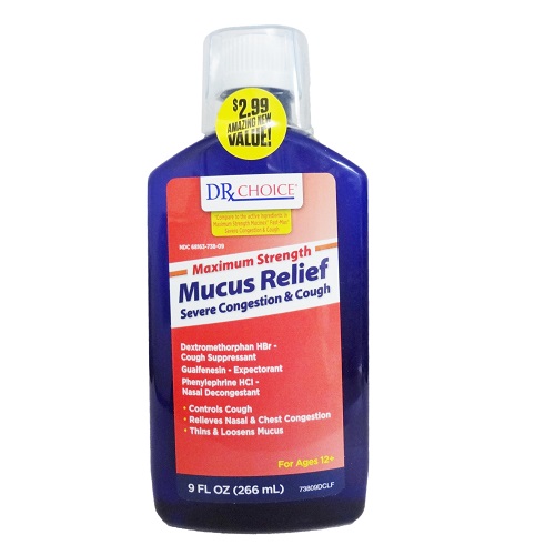 Dr. Choice Mucus Relief 9oz Severe Cong-wholesale Dr. Choice Mucus Relief 9oz Severe Cong-wholesale