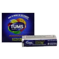 Tums Antacid Tablets 750mg Asst Fruit-wholesale