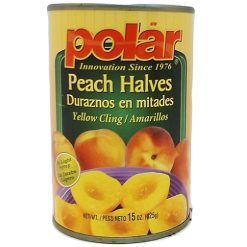 Polar Peach Halves Lght Syrup 15oz-wholesale