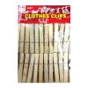 Clothespins 48ct Wooden-wholesale