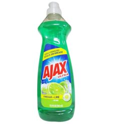 Ajax Dish Liq 12.4oz Vinegar + Lime-wholesale