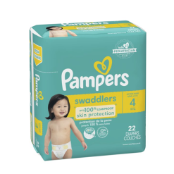 Pampers Diapers #4 22ct Swaddlers-wholesale