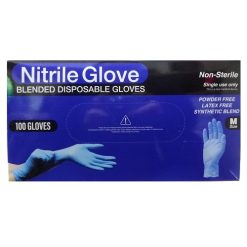 Nitrile Disp Gloves Md 100ct Powder Free-wholesale