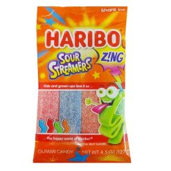 ***Haribo Gummies 4.5oz Sour Streamers A-wholesale