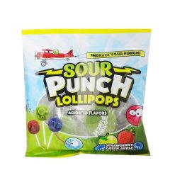 Sour Punch Lollipops 3oz Asst-wholesale