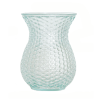 Vase Glass Round 7in Clear W-Design-wholesale