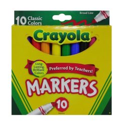 Crayola Classic Markers 10ct-wholesale