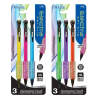 Pencils Mechanical 3pk 0.7mm Asst Clrs-wholesale