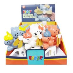 Toy Fan Unicorn W-Kitty Asst Clrs-wholesale