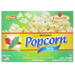 Forrelli Popcorn Spicy 3pk-wholesale
