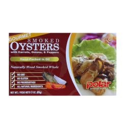 Polar Gourmet Smoked Whl Oysters 3oz-wholesale