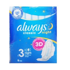 Always Classic Maxi Pads 8ct Night W-Win-wholesale