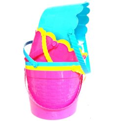 Easter Plastic Pail 8.125X8X5in Asst-wholesale