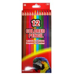 Colored Pencils 12ct Pre-Sharpnd-wholesale