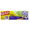 Glad Snack Zipper Bags 22ct-wholesale