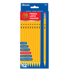 Pencils #2 12pk Yellow-wholesale