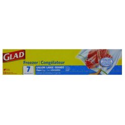 Glad Freezer Storage Bags 7ct 1 Gallon-wholesale