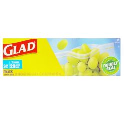 Glad Snack Bags 29ct-wholesale