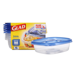 Glad Food Cont 5ct 25oz-wholesale