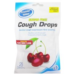 P.V Cough Drops 25ct Black Cherry-wholesale