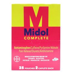 Midol Complete 25 Pouches 2pc Each-wholesale