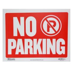 Sign NO PARKING 9X12in-wholesale