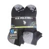Mens Socks Low Cut 10pk 6-12 Black-wholesale