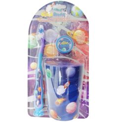 Kids Toothbrush Set 3pk Outer Space-wholesale
