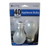 K-Lite Appliance Bulbs 2pc 40wt Frost
