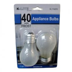 K-Lite Appliance Bulbs 2pc 40wt Frost