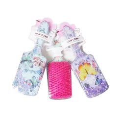Hair Brush 8in Butterfly  Asst-wholesale