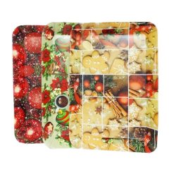 X-Mas Serving Tray 10X14½ Asst Design-wholesale