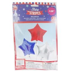Stars & Stripes Balloon Kit 3pc-wholesale