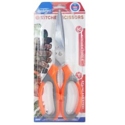 Kitchen Scissors 8.5in Orange Handle-wholesale