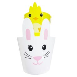 Easter Bucket Pail 8in Asst Clrs-wholesale