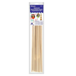 Dowels Wooden 10ct 12in Asst Sizes-wholesale