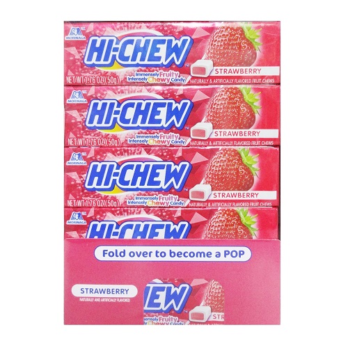 Hi-Chew Candy Strawberry 1.76oz-wholesale Hi-Chew Candy Strawberry 1.76oz-wholesale