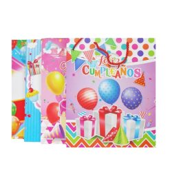 Gift Bags Feliz Cumpleaños MD Asst-wholesale